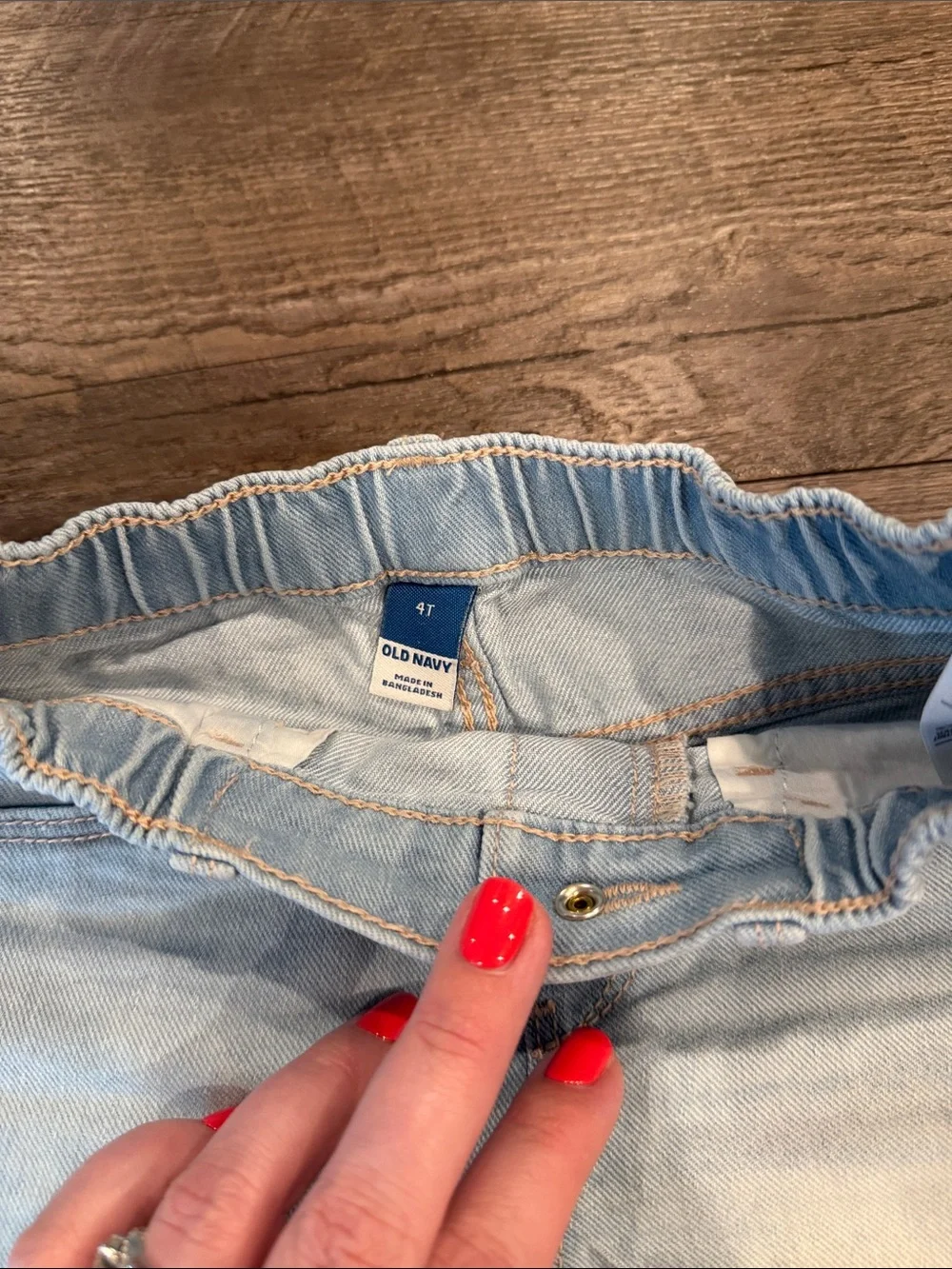 Old Navy 4T Pull-On Lightwash Denim Shorts